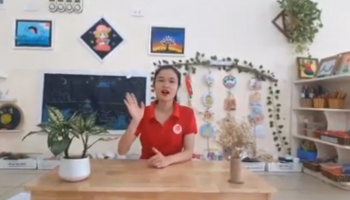 Tạo hình: Vẽ trường tiêu học -GV: Lê Thị Trang