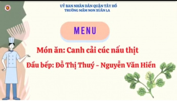 Hướng dẫn chế biến món ăn: Canh cải cúc nấu thịt