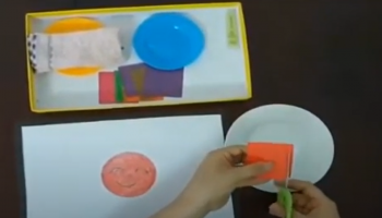 Tạo hình: Cắt dán tia nắng - GV: Thu Hương