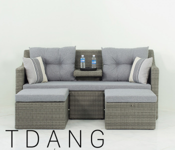 Cheap vietnam wicker loveseat