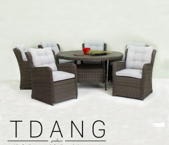Vietnam high quality wicker dining set
