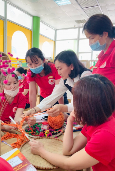 BDCM: Chuyên đề sử dụng nguyên vật liệu thiên nhiên, xây dựng lớp học theo dự án Gieggio