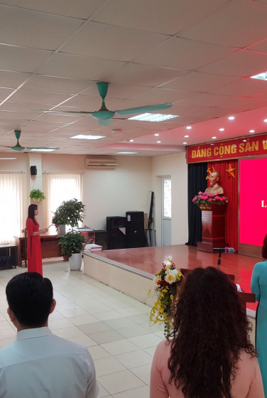 Trường Mầm non Xuân La tổ chức lễ kết nạp Đảng viên năm 2022