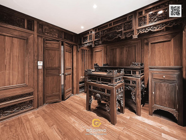 Phòng Thờ Trong Không Gian Biệt Thự Vinhomes Riverside | Hà Nội | Lim Lào