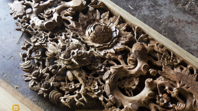 Gỗ Giang với những họa tiết hoa văn nhà gỗ đẹp