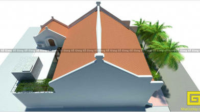 Thiết kế Nhà Gỗ 3 Gian : Nhà quê lên phố ( Nhà Gỗ 3 gian , Hoàng Mai, Hà Nội )