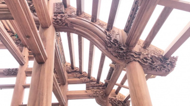 Nhà gỗ 3 gian với các mẫu hoa văn phổ biến