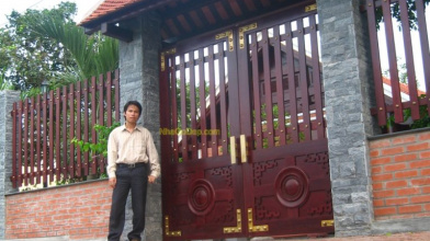 Mẫu Cổng Gỗ ( Cong Go ) thực hiện bởi Gỗ Giang .