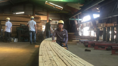 Kts Nguyễn Giang tìm hiểu Kiến trúc gỗ tại Nhật Bản.