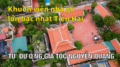 Từ đường gia tộc Nguyễn Quang - nhà gỗ đẹp, bền bỉ qua gần một thập kỷ