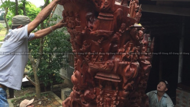 Cần Bán tượng gỗ khủng, độc nhất vô nhị