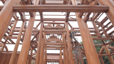 Chiêm ngưỡng bộ khung nhà gỗ triệu đô – tinh hoa nghề mộc Việt Nam do Gỗ Giang thực hiện