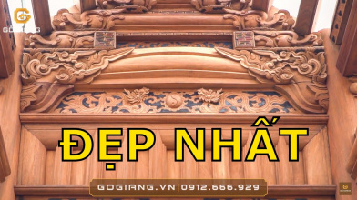 NHÀ GỖ ĐẸP 3 gian 2 chái I NHÀ THỜ HỌ DƯ I Bộ khung nhà gỗ trước khi lợp mái ngói I Gỗ Giang TV