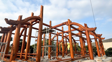 Nhà gỗ thờ họ Nguyễn Minh - xã Vũ An, Kiến Xương, Thái Bình