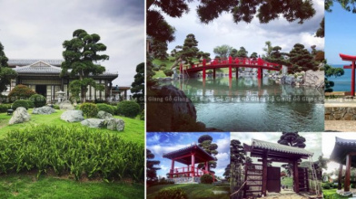 KIẾN TRÚC GỖ VƯỜN NHẬT BẢN VINPEARL LAND NHA TRANG