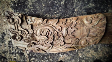 Nghệ thuật điêu khắc cổ của Gỗ Giang