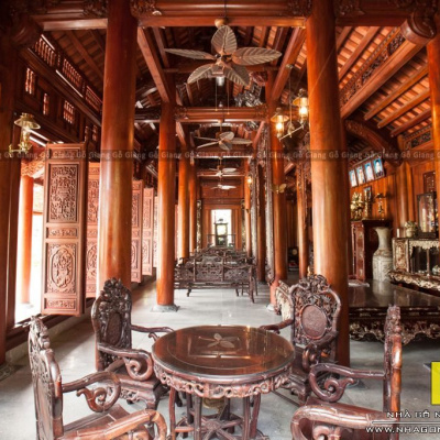 MẪU NHÀ GỖ 05 GIAN | LIM LÀO | CỦ CHI, HỒ CHÍ MINH