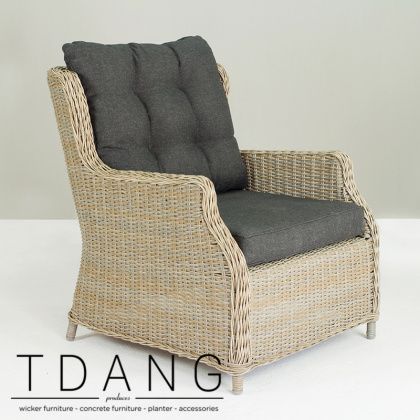 Driago Wicker Sofa 1 Seat (Code 2001)