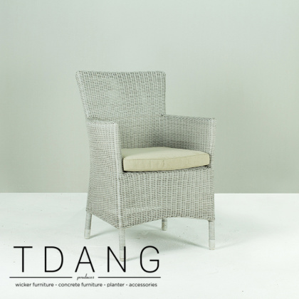 Pasadena Wicker Chair (Grey) (Code 2008 )