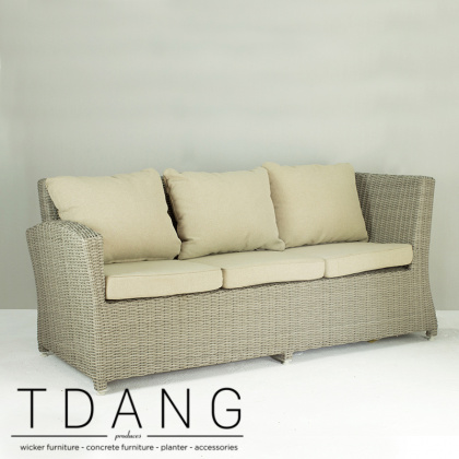 Sonoma Wicker Sofa 3 Seats Right hand (Code 3007)