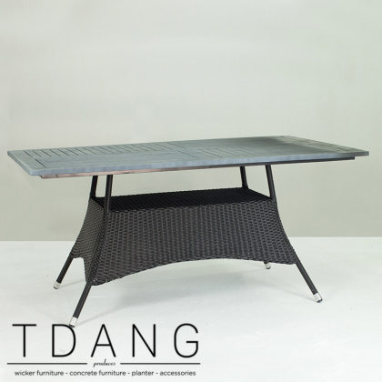 Pasadena Table with Wooden Top (Code 4004 )