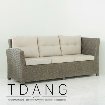 Salinas Wicker Right Hand Sofa 3 seats (Code 3016)