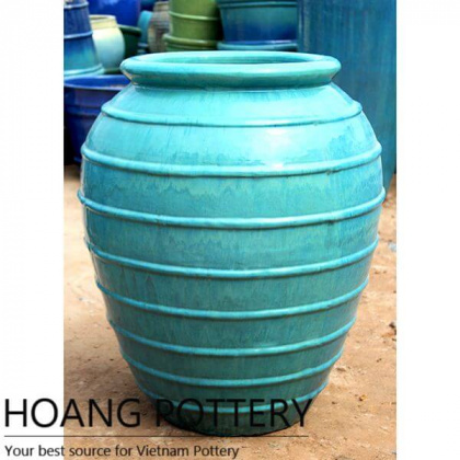 Contemporary Ceramic Glazed Flower Planter (HPTR008)