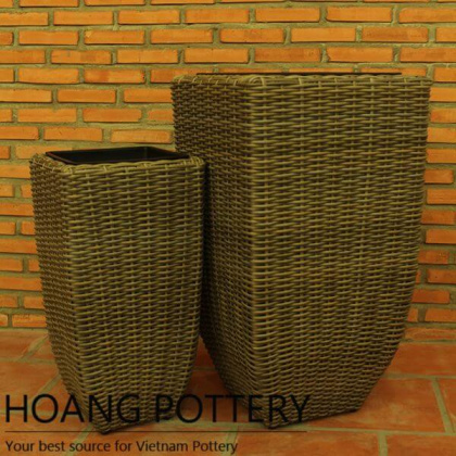 Beautiful Design Wicker Planter Decor (HPW065)