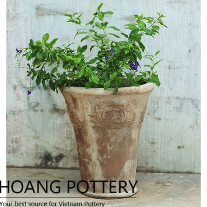 Tall Rustic Terracotta Flower Pots (HPTC090)