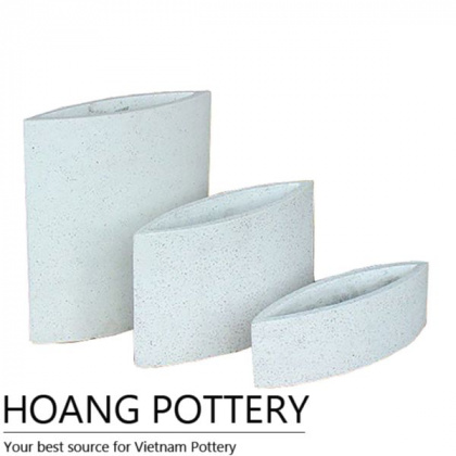 Modern Design White Terrazzo Planter (TAT087)