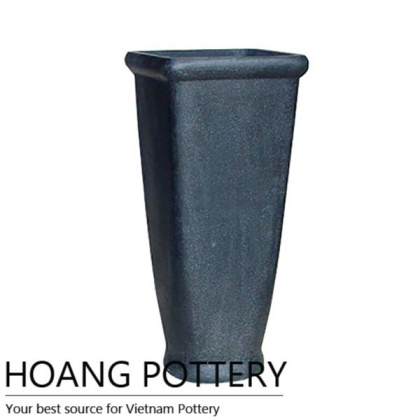 Tall Rim Shape Terrazzo Pot (TAT066)