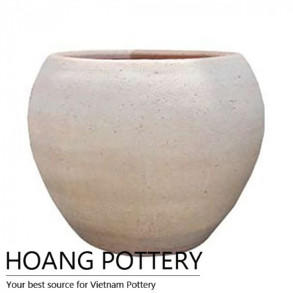Quality Sandblasted Pot Outdoor Decor (HPSB078)