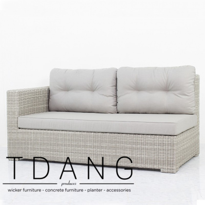 Sedona Wicker Right Hand Sofa 2 Seats (TD3023)