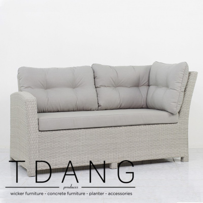 Watson Wicker Right Hand Sofa 2 Seats (TD3029)