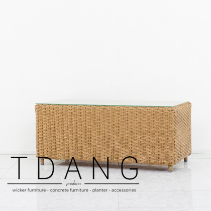 Mandalay Coffee Wicker Table (TD4030)