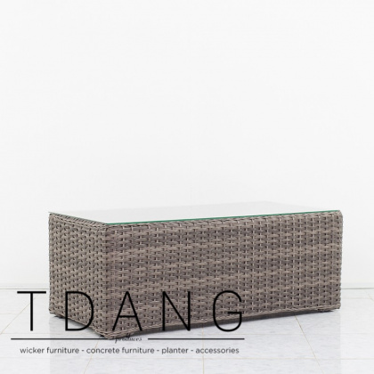 Helena Brown Wicker Table (TD4034)