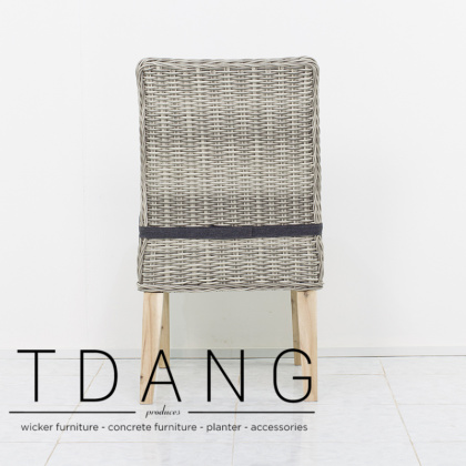 Del Cristo Wicker Dining Side Chair (TD2057)