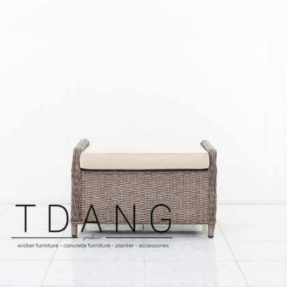 Driago Wicker Ottoman (Code 6007)