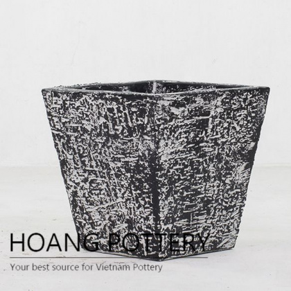 Square rustic Cement Planters ( HPR017)