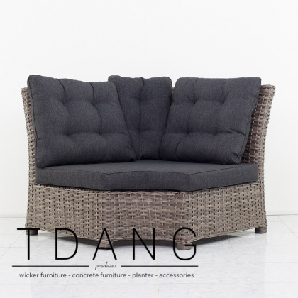 Hanover Wicker Corner Sofa (Code 3064)