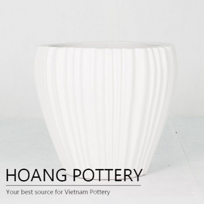 Tapered round tube planters