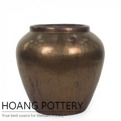 Bronze urn for garden design