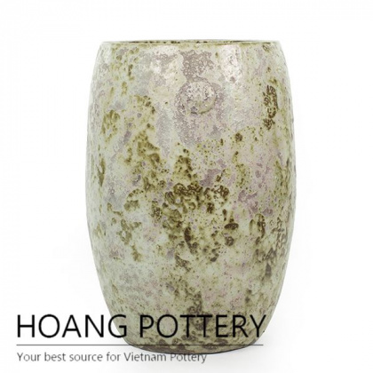 Rustic old style ceramic vase