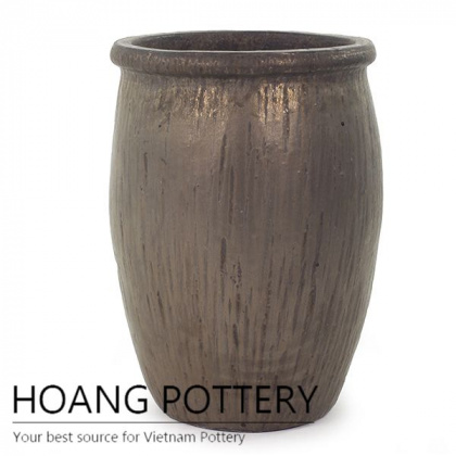 Super big bronze ceramic jar