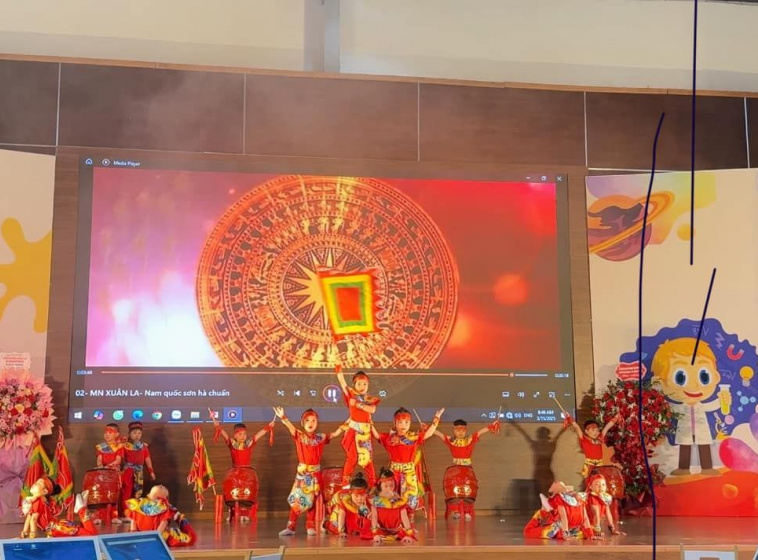 Liên hoan Bé Khỏe- Bé ngoan năm học 2024- 2025