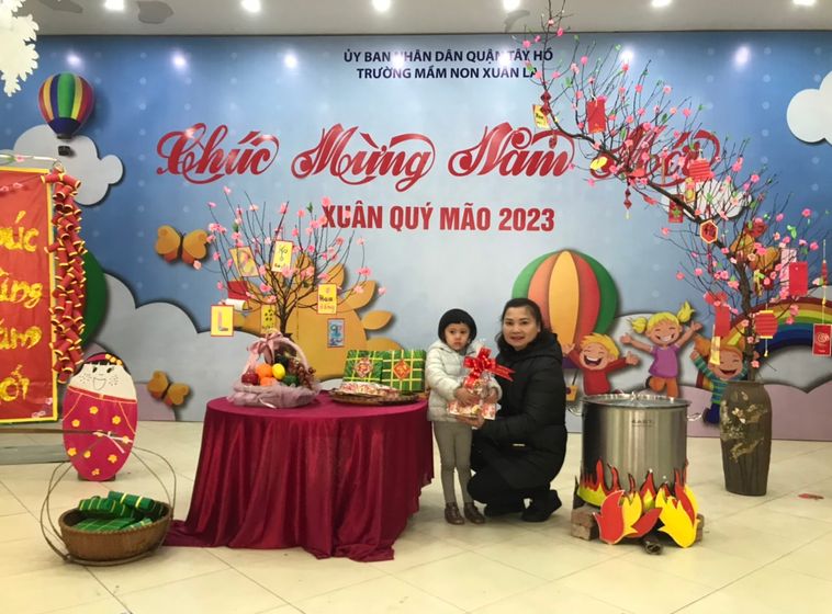 Hoạt động của cô và trẻ ngày Tết Quý Mão 2023